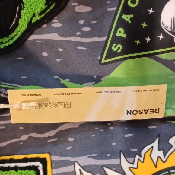 Crazy UFO Inspired NWT Men's Medium Varsity/Bomber Jacket - Picture 8 of 11